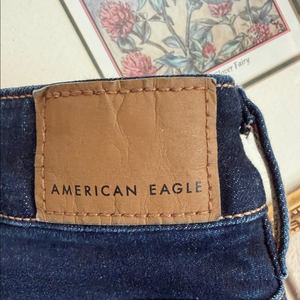 American Eagle Outfitters Dark Blue Jeans Jeggings NWT - Picture 3 of 15